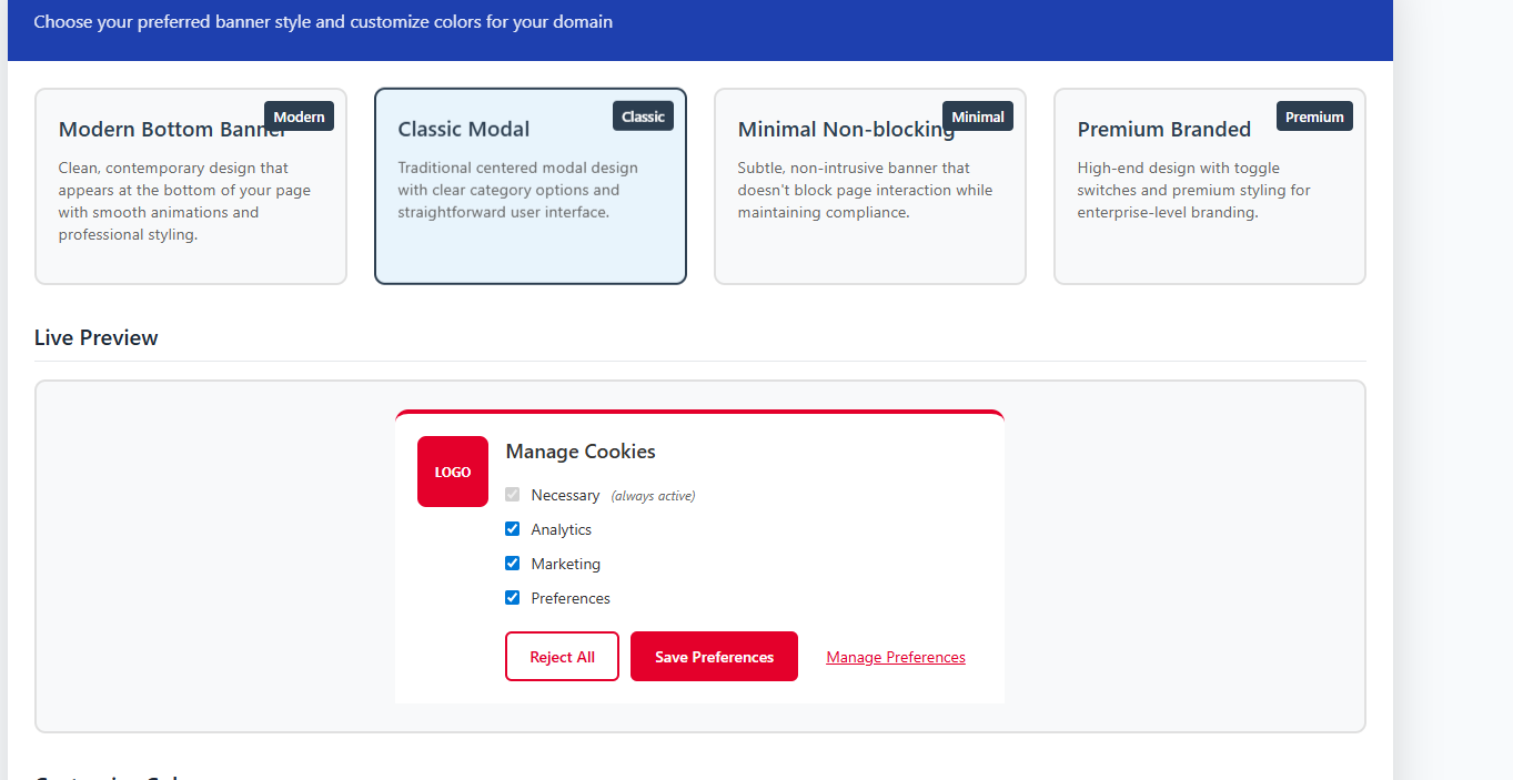 Step 4: Choose Your Banner